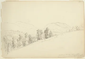 Montagna Whorllebury vicino al lago Schroon, New York, 1837